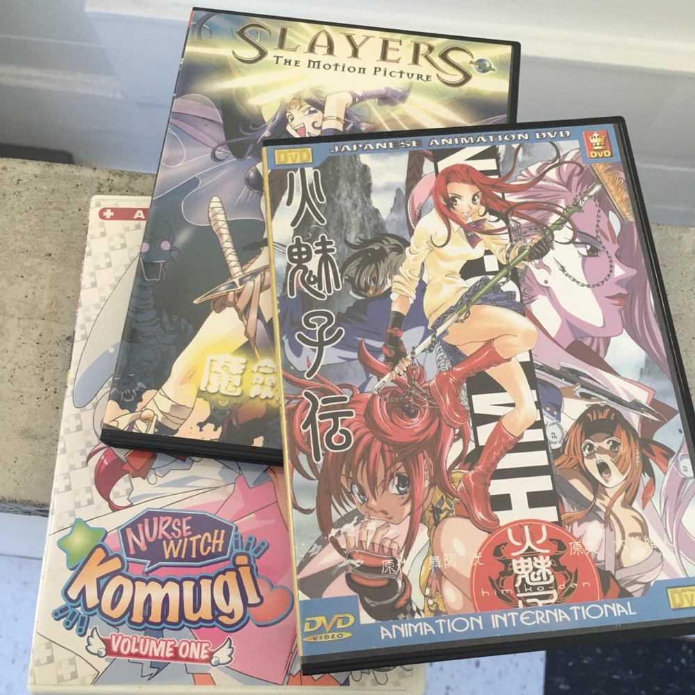 3 Anime DVD Bundle